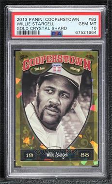 2013 Panini Cooperstown Collection - [Base] - Gold Crystal Shard #83 - Willie Stargell /299 [PSA 10 GEM MT]
