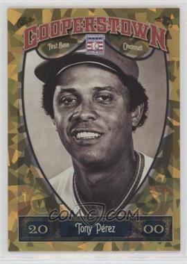 2013 Panini Cooperstown Collection - [Base] - Gold Crystal Shard #91 - Tony Perez /299