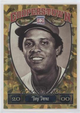 2013 Panini Cooperstown Collection - [Base] - Gold Crystal Shard #91 - Tony Perez /299