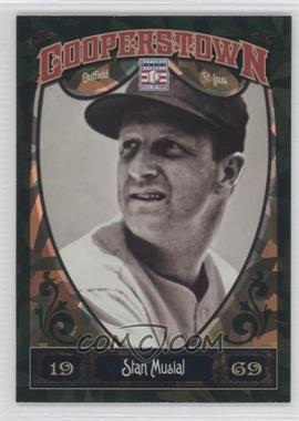 2013 Panini Cooperstown Collection - [Base] - Green Crystal Shard #56 - Stan Musial