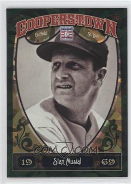 2013 Panini Cooperstown Collection - [Base] - Green Crystal Shard #56 - Stan Musial