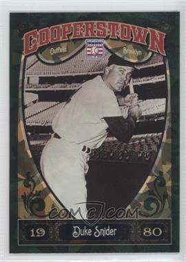 2013 Panini Cooperstown Collection - [Base] - Green Crystal Shard #58 - Duke Snider