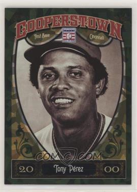 2013 Panini Cooperstown Collection - [Base] - Green Crystal Shard #91 - Tony Perez