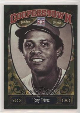 2013 Panini Cooperstown Collection - [Base] - Green Crystal Shard #91 - Tony Perez [EX to NM]