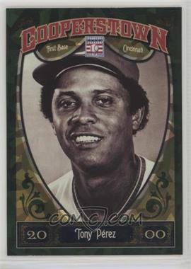 2013 Panini Cooperstown Collection - [Base] - Green Crystal Shard #91 - Tony Perez