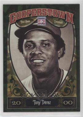 2013 Panini Cooperstown Collection - [Base] - Green Crystal Shard #91 - Tony Perez