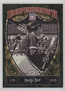 2013 Panini Cooperstown Collection - [Base] - Green Crystal Shard #99 - George Brett