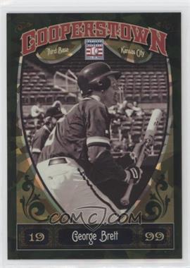 2013 Panini Cooperstown Collection - [Base] - Green Crystal Shard #99 - George Brett
