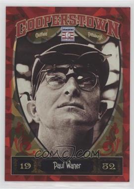 2013 Panini Cooperstown Collection - [Base] - Red Crystal Shard #27 - Paul Waner /399