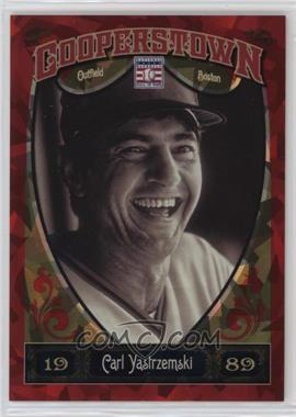 2013 Panini Cooperstown Collection - [Base] - Red Crystal Shard #90 - Carl Yastrzemski /399