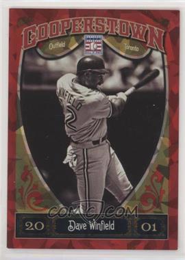 2013 Panini Cooperstown Collection - [Base] - Red Crystal Shard #98 - Dave Winfield /399