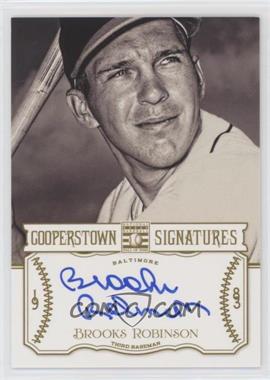 2013 Panini Cooperstown Collection - Cooperstown Signatures #HOF-BRK - Brooks Robinson /350
