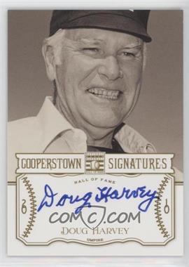 2013 Panini Cooperstown Collection - Cooperstown Signatures #HOF-HAR - Doug Harvey /510