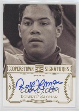 2013 Panini Cooperstown Collection - Cooperstown Signatures #HOF-RAL - Roberto Alomar /125