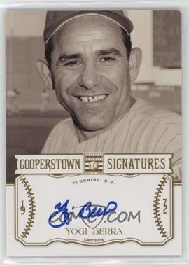 2013 Panini Cooperstown Collection - Cooperstown Signatures #HOF-YBR - Yogi Berra /100 [EX to NM]