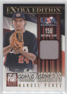 2013 Panini Elite Extra Edition - 15U National Team Game Jerseys #9 - Manuel Perez