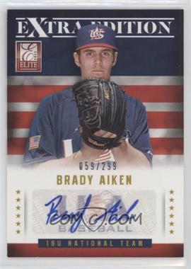 2013 Panini Elite Extra Edition - 18U National Team Signatures #1 - Brady Aiken /299