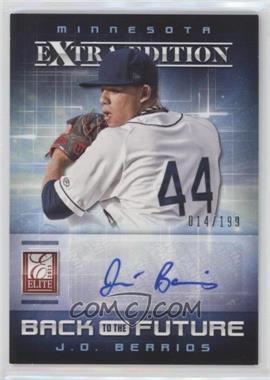 2013 Panini Elite Extra Edition - Back to the Future Signatures #11 - J.O. Berrios /199