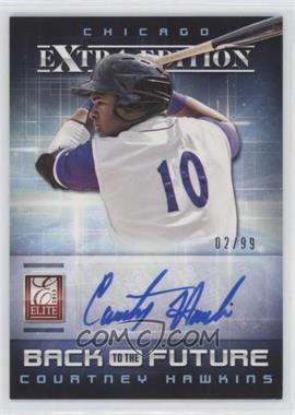 2013 Panini Elite Extra Edition - Back to the Future Signatures #2 - Courtney Hawkins /99