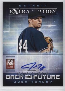 2013 Panini Elite Extra Edition - Back to the Future Signatures #4 - Josh Turley /299