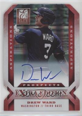 2013 Panini Elite Extra Edition - [Base] - Aspirations Die-Cut Signatures #155 - Drew Ward /100