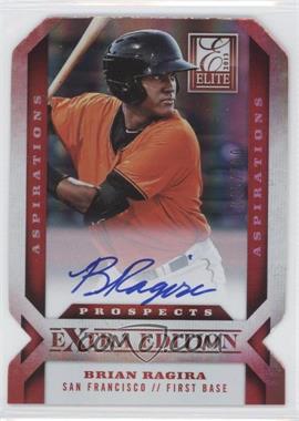 2013 Panini Elite Extra Edition - [Base] - Aspirations Die-Cut Signatures #160 - Brian Ragira /100