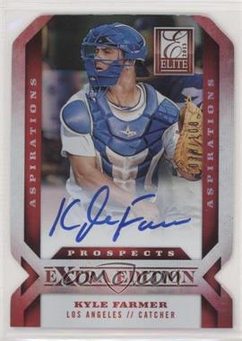 2013 Panini Elite Extra Edition - [Base] - Aspirations Die-Cut Signatures #169 - Kyle Farmer /100