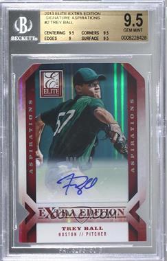 2013 Panini Elite Extra Edition - [Base] - Aspirations Die-Cut Signatures #2 - Trey Ball /100 [BGS 9.5 GEM MINT]