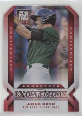 2013 Panini Elite Extra Edition - [Base] - Aspirations Die-Cut #188 - Jayce Boyd /200 [Good to VG‑EX]