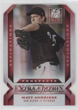 2013 Panini Elite Extra Edition - [Base] - Aspirations Die-Cut #189 - Matt Andriese /200