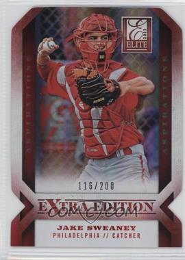 2013 Panini Elite Extra Edition - [Base] - Aspirations Die-Cut #23 - Jake Sweaney /200