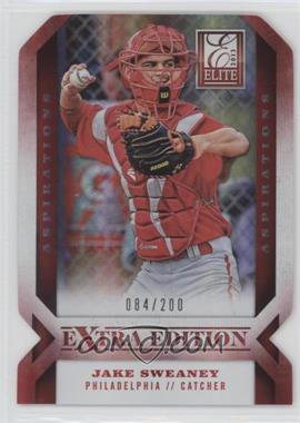 2013 Panini Elite Extra Edition - [Base] - Aspirations Die-Cut #23 - Jake Sweaney /200