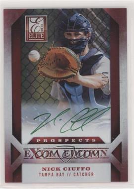 2013 Panini Elite Extra Edition - [Base] - Franchise Futures Green Ink Signatures #114 - Nick Ciuffo /10