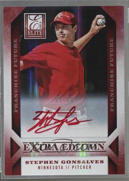 2013 Panini Elite Extra Edition - [Base] - Franchise Futures Red Ink Signatures #35 - Stephen Gonsalves /25 [Noted]