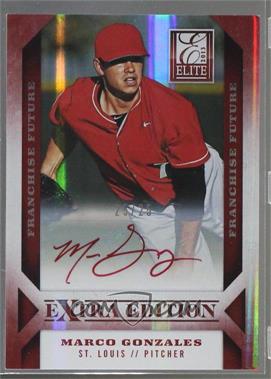 2013 Panini Elite Extra Edition - [Base] - Franchise Futures Red Ink Signatures #6 - Marco Gonzales /25 [Noted]