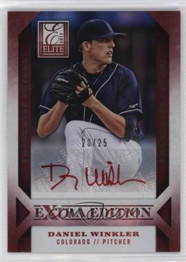 2013 Panini Elite Extra Edition - [Base] - Franchise Futures Red Ink Signatures #75 - Daniel Winkler /25