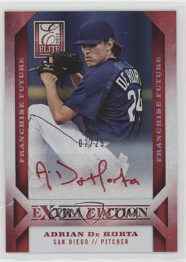 2013 Panini Elite Extra Edition - [Base] - Franchise Futures Red Ink Signatures #95 - Adrian De Horta /25