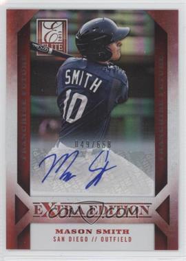 2013 Panini Elite Extra Edition - [Base] - Franchise Futures Signatures #33 - Mason Smith /668