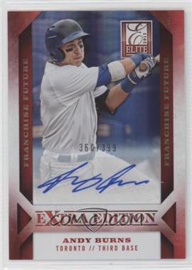 2013 Panini Elite Extra Edition - [Base] - Franchise Futures Signatures #60 - Andy Burns /399