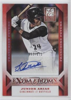 2013 Panini Elite Extra Edition - [Base] - Franchise Futures Signatures #70.1 - Junior Arias /671