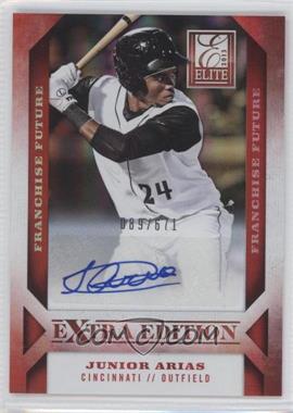 2013 Panini Elite Extra Edition - [Base] - Franchise Futures Signatures #70.1 - Junior Arias /671