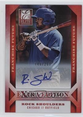 2013 Panini Elite Extra Edition - [Base] - Franchise Futures Signatures #90 - Rock Shoulders /267