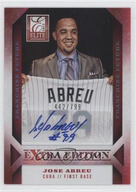 2013 Panini Elite Extra Edition - [Base] - Franchise Futures Signatures #93 - Jose Abreu /799