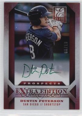 2013 Panini Elite Extra Edition - [Base] - Green Ink #132 - Dustin Peterson /10