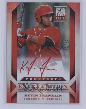 2013 Panini Elite Extra Edition - [Base] - Red Ink #144 - Kevin Franklin /25 [COMC RCR Near Mint‑Mint]