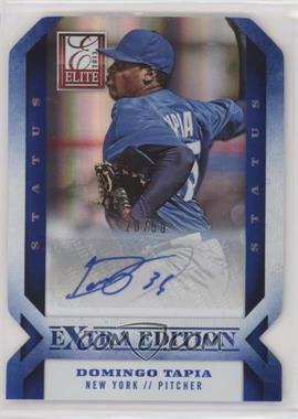 2013 Panini Elite Extra Edition - [Base] - Status Blue Die-Cut Signatures #56 - Domingo Tapia /50