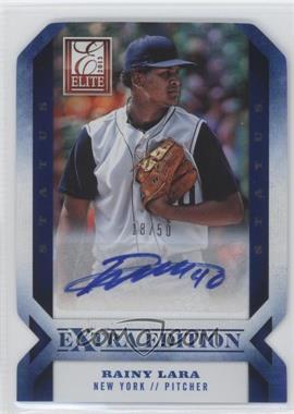 2013 Panini Elite Extra Edition - [Base] - Status Blue Die-Cut Signatures #86 - Rainy Lara /50