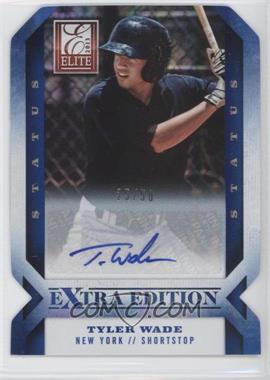 2013 Panini Elite Extra Edition - [Base] - Status Blue Die-Cut Signatures #88 - Tyler Wade /50