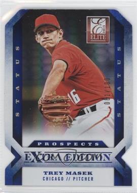 2013 Panini Elite Extra Edition - [Base] - Status Blue Die-Cut #162 - Trey Masek /100