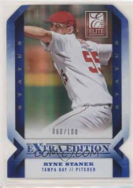 2013 Panini Elite Extra Edition - [Base] - Status Blue Die-Cut #9 - Ryne Stanek /100